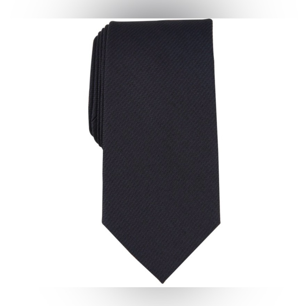 NWT Michael Kors Men's Royal Solid Tie - Black